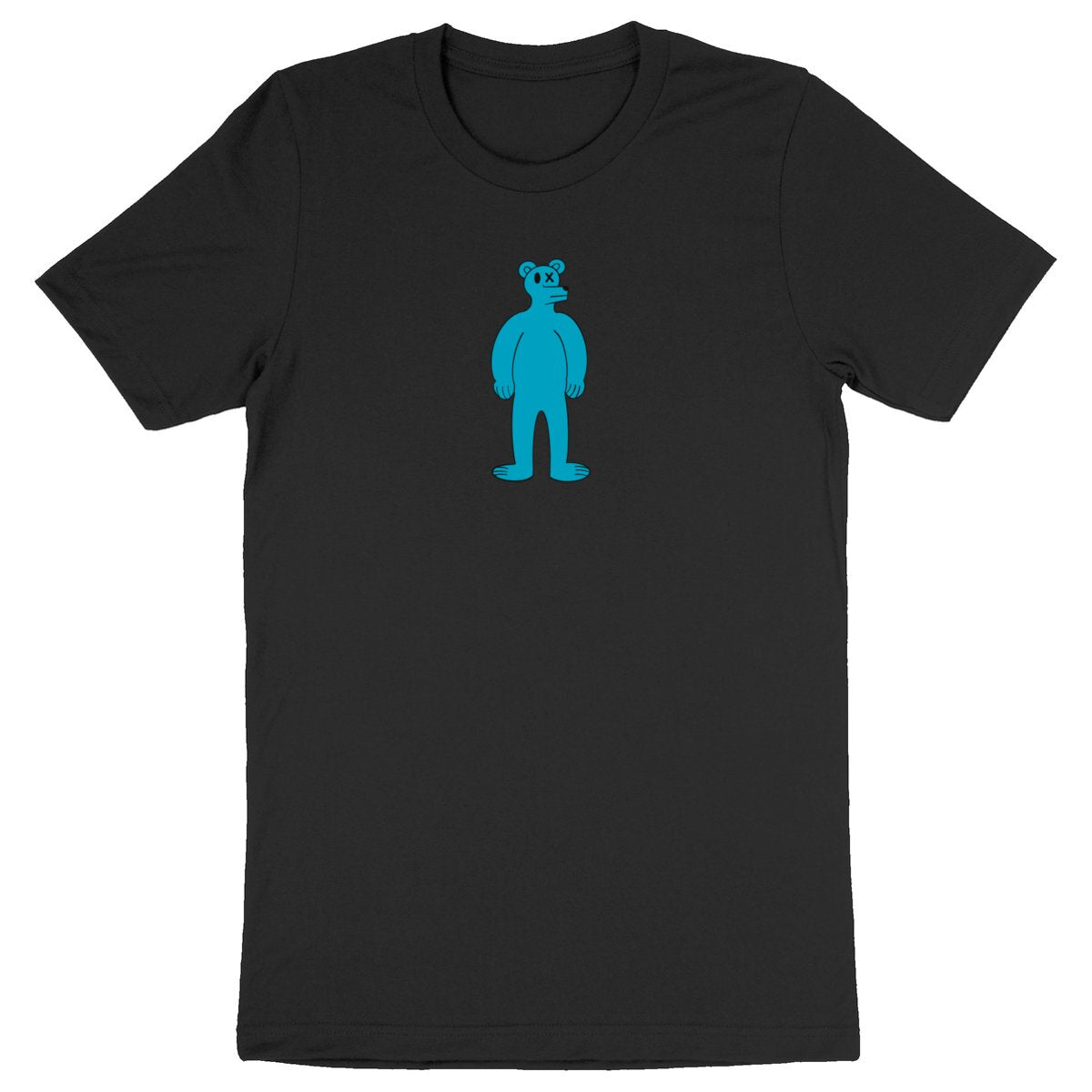 Ocean Blue Bear Graphic T-shirt