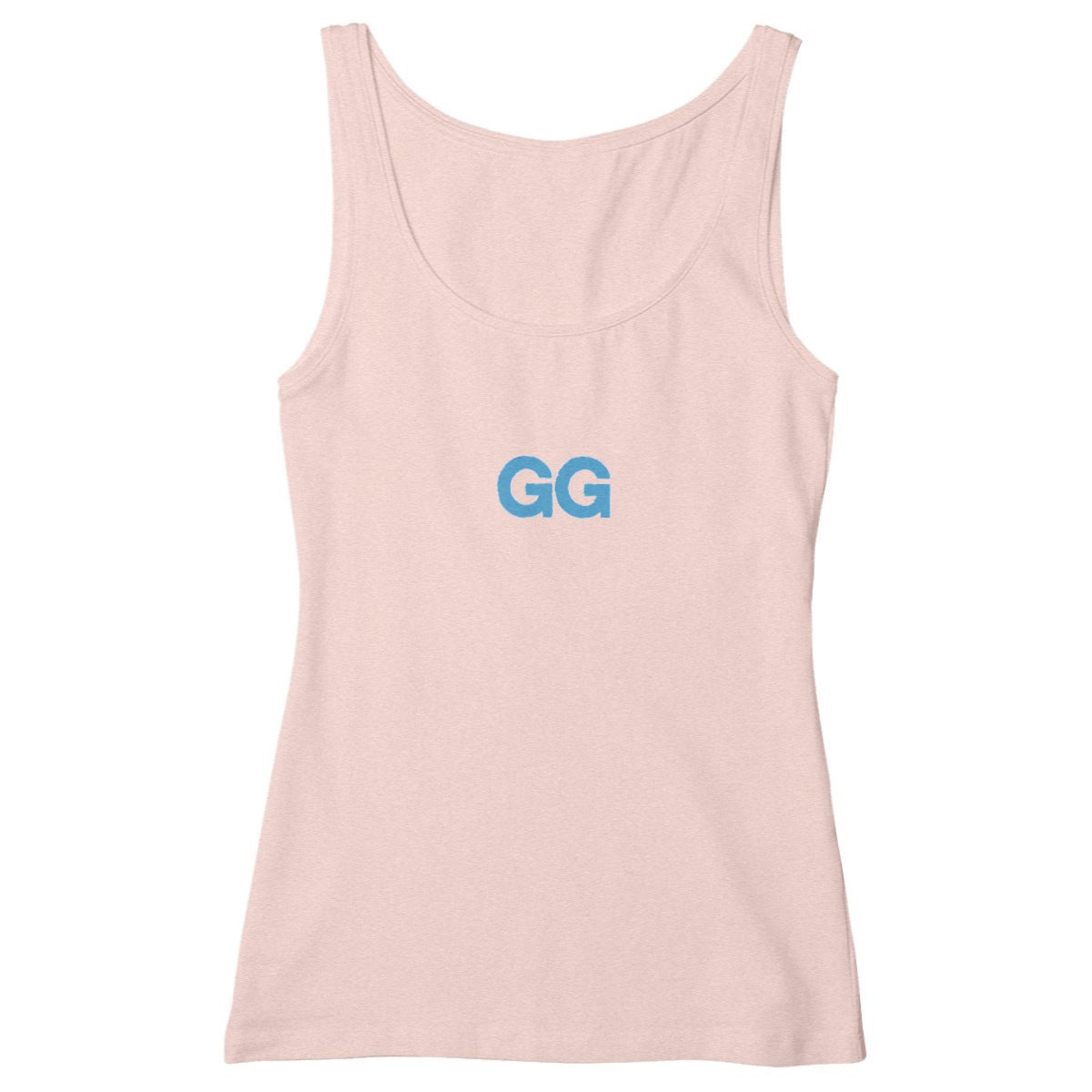 Blue GG Women's Slim Fit Organic Tank Top 